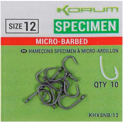 Korum Xpert Specimen Hooks vel.6 10 ks