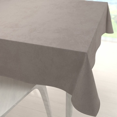 Biante Veľký zamatový štvorcový obrus Velvet Prémium SVP-015 Latte 240x240cm