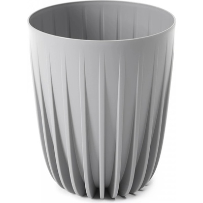 Lepaso Plastový květináč Mira 250 mm šedý