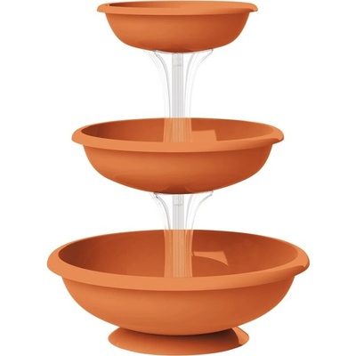 ALDOTRADE Květináč Fontana set 3 ks 50x64 cm terakota