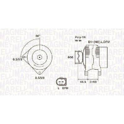 Generátor MAGNETI MARELLI 063731644010
