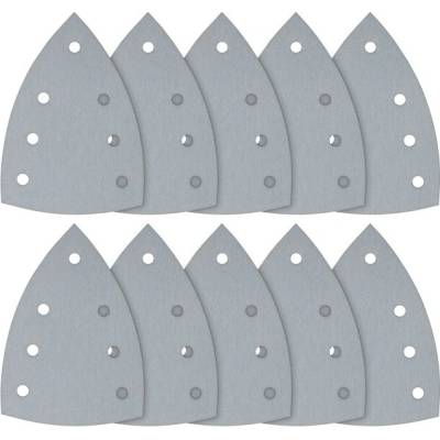 Brúsny papier 100 x 150 mm tvar trojuholníka (suchý zips, 7 otvorov) MAKITA E-23472