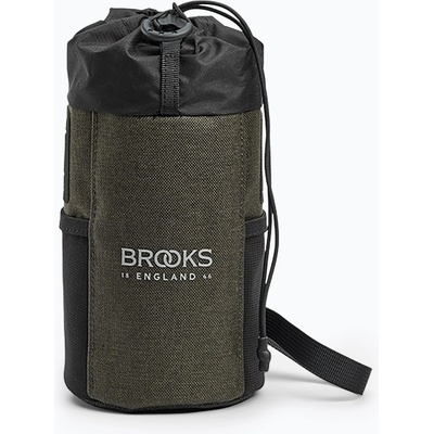 Brooks England Чанта за кормило на велосипед Brooks England Scape Feed Pouch 1 l mud green