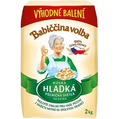 Babiččina Volba Mouka hladká pšeničná světlá 2 kg