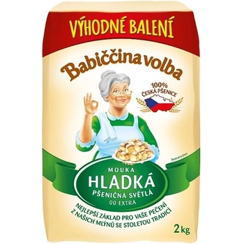 Babiččina Volba Mouka hladká pšeničná světlá 2000 g