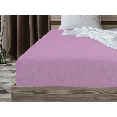 Textilomanie Froté plachta Premium fialovoružové 160x200