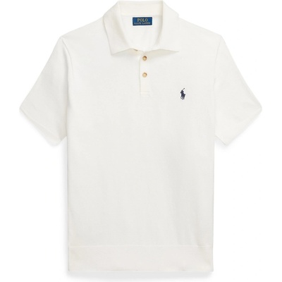 Ralph Lauren Риза с къс ръкав Polo Ralph Lauren Men's Knitted Short Sleeve Shirt - Deckwash White