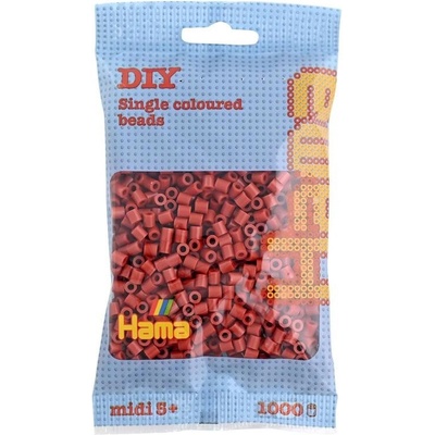 HAMA MIDI Středně hnědé korálky 1.000ks