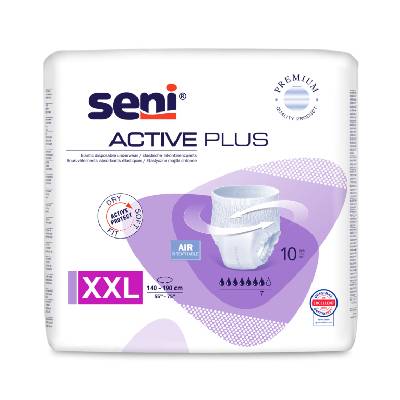 Абсорбиращи гащи за възрастни Seni Active Plus *XXL, 10бр (222665)