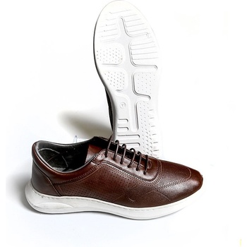 Base Мъжки кожени обувки - Тъмнокафяви 2021083439 (320886_Тъмно кафяв)