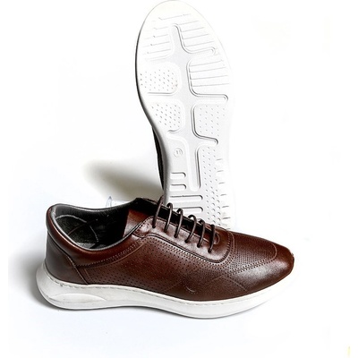 Base Мъжки кожени обувки - Тъмнокафяви 2021083439 (320886_Тъмно кафяв)