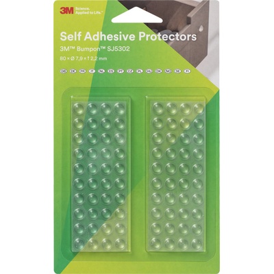 3M Command Bumpon Elastic MiniPack 80 pcs