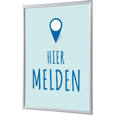 Jansen Display Set klaprámu A1, Přihlášení, modrý, holandsky, 625 x 872 mm – Hledejceny.cz