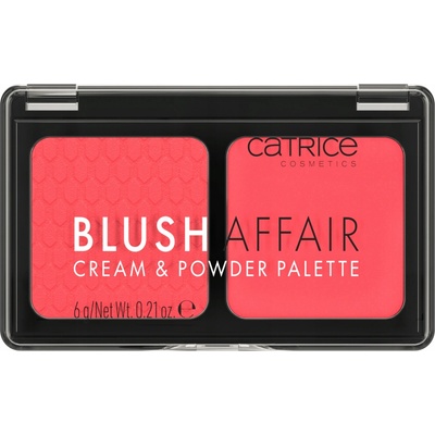 Catrice Blush Affair Cream & Powder Palette krémová a pudrová tvářenka 010 Stunning Strawberry 6 g
