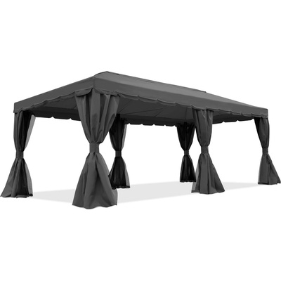 Garden Point Антрацитен градински павилион Валенсия 3x6 м Garden Point (GAP962)