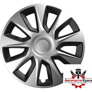 Versaco Тасове за джанти 14'' Versaco Stratos Silver / Black (56022) - avtochastikrasi