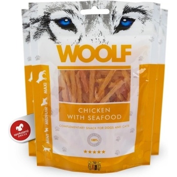 Woolf chicken with seafood 100g