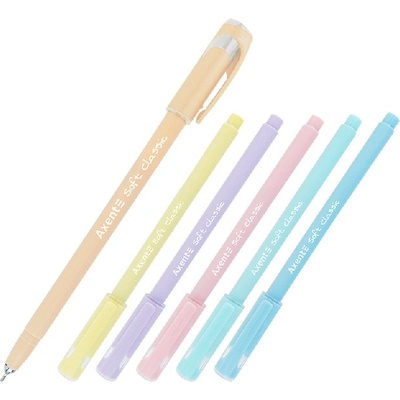 Химикалка Axent Soft Pastel 0.7 mm Син (1601388-06-AB1102-02-A)