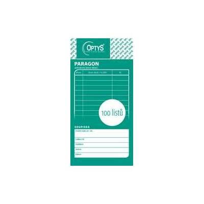 Optys 1070 Obchodní paragon, 100 listů