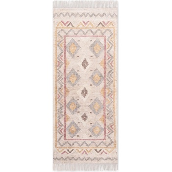 Elle Decoration Кремава ръчно изработена ютена пътека 80x200 cm Roya Imani - Elle Decoration (106261-80x200)