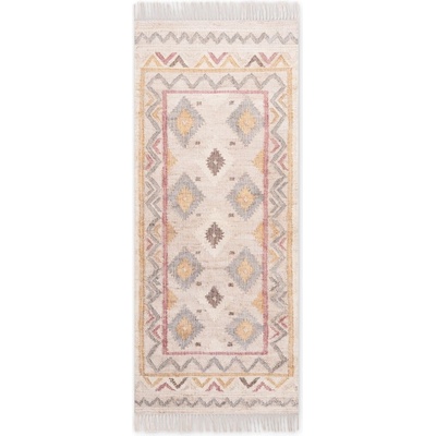 Elle Decoration Кремава ръчно изработена ютена пътека 80x200 cm Roya Imani - Elle Decoration (106261-80x200)