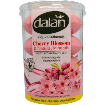 Dalan тоалетен сапун, 4х110гр, Cherry Blossom & Natural Minerals