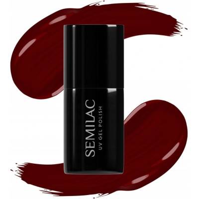 Hybridní lak barevný lak Semilac 029 espresso 7 ml
