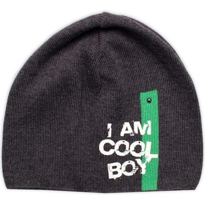 Jarná jesenná čiapka I am Cool Boy grafit