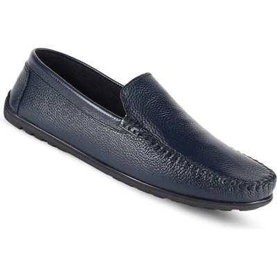 GERARDINO Мъжки обувки от естествена кожа - Тъмно сини 3001 (1017_Тъмносин)