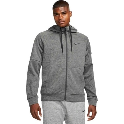 Nike THERMA-FIT mikina tmavě šedá
