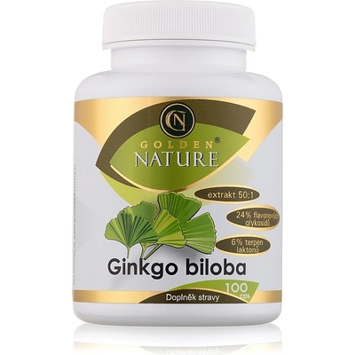 Golden Nature Ginkgo Biloba extrakt 50:1 60 mg 100 kapslí