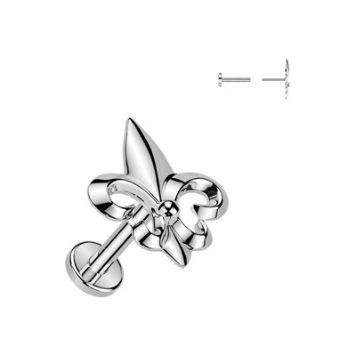 Šperky4U Piercing do brady PUSH IN labreta TITAN TIT1629