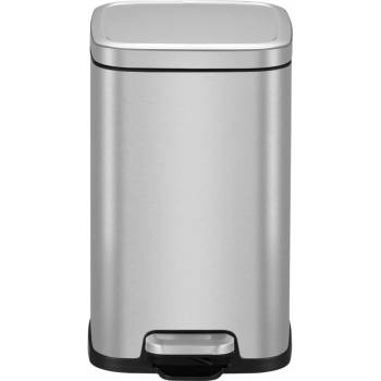 EKO-Europe EKO Кош за отпадъци с педал STELLA - 12 литра - мат (EKO 938412 - Matt s/s)