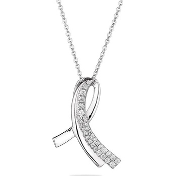 Image 1 of Swan Сребърно колие с циркони END020N Swan