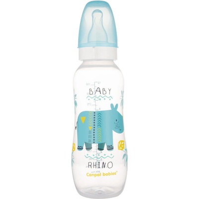 Canpol babiesÚzka fľaša PP Africa tyrkysová 330 ml