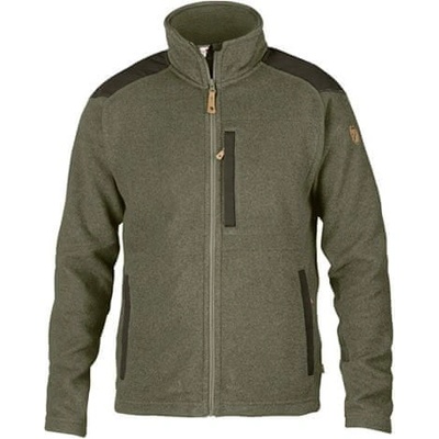 Buck fleece M Laurel green-Deep Forest