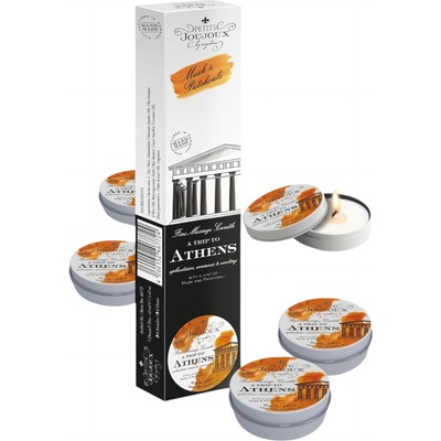 Petits Joujoux Athens - масажна свещ - мускусен парфюм (5x43ml)