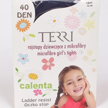 Image 1 of Детски еластичен чорапогащник в цвят navy