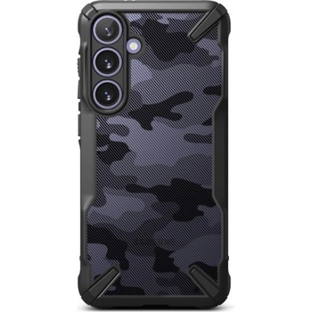 Image 1 of Samsung Силиконов калъф кейс Ringke FUSION X, За Samsung Galaxy S24 Camo Black, Черен Камофлаж