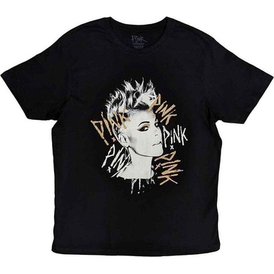 Pink Ladies Boyfriend Black 2XL Риза (PINKTS07MB05)