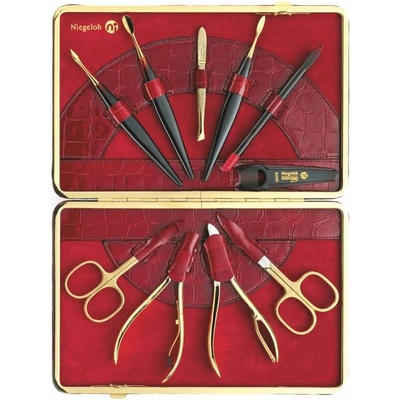 Niegeloh manikúra KROKO XL červená 89571