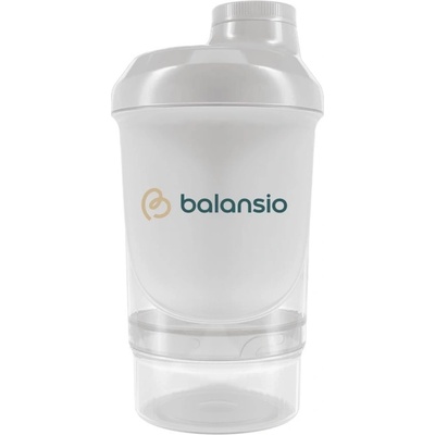 Šejkr Balansio 300 + 150 ml transparentní