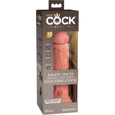 Pipedream King Cock Realistický vibrátor s přísavkou 20 cm