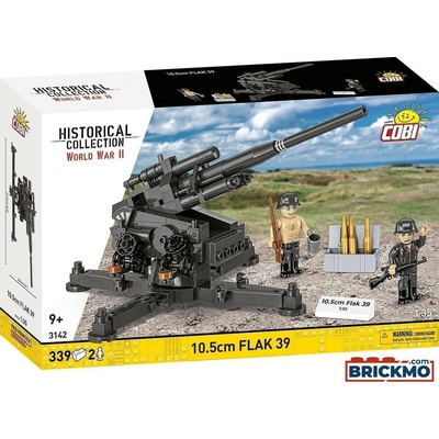 COBI 3142 World War II 1:35 Nemecké protilietadlové delo 10.5 cm Flak 39