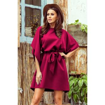 Image 1 of Numoco Широка рокля в цвят бордо 287-18nmc-1783 - Бордо, размер 2xl/3xl