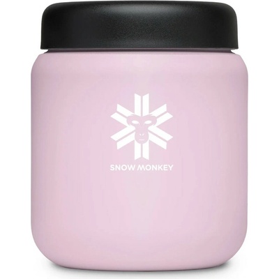 Snow Monkey termoska na jedlo Foodie Maxi 700 ml svetloružová