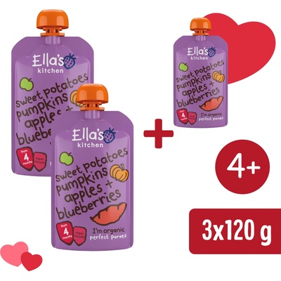 Ella's Kitchen BIO Batáty dýně a jablko 120 g