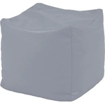 Pufrelax Пуф, 100л. , Табуретка Куб XL - Panama Grey, Перящ се калъф, Водоустойчив, Пълнеж от Полистиролни перли, Тъмно сив (PUF-G-CXL-PEX-GRE) - e-magazin