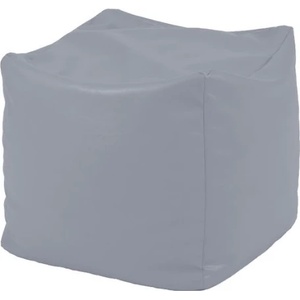 Pufrelax Пуф, 100л. , Табуретка Куб XL - Panama Grey, Перящ се калъф, Водоустойчив, Пълнеж от Полистиролни перли, Тъмно сив (PUF-G-CXL-PEX-GRE) - e-magazin