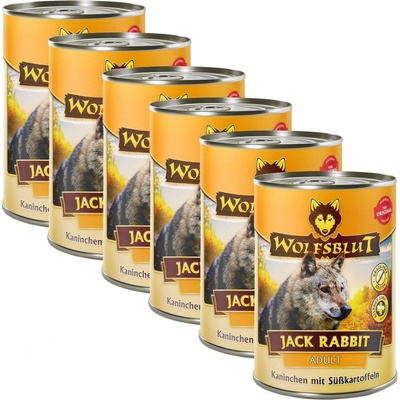 Wolfsblut Jack Rabbit Adult králik a sladké zemiaky 6 x 395 g
